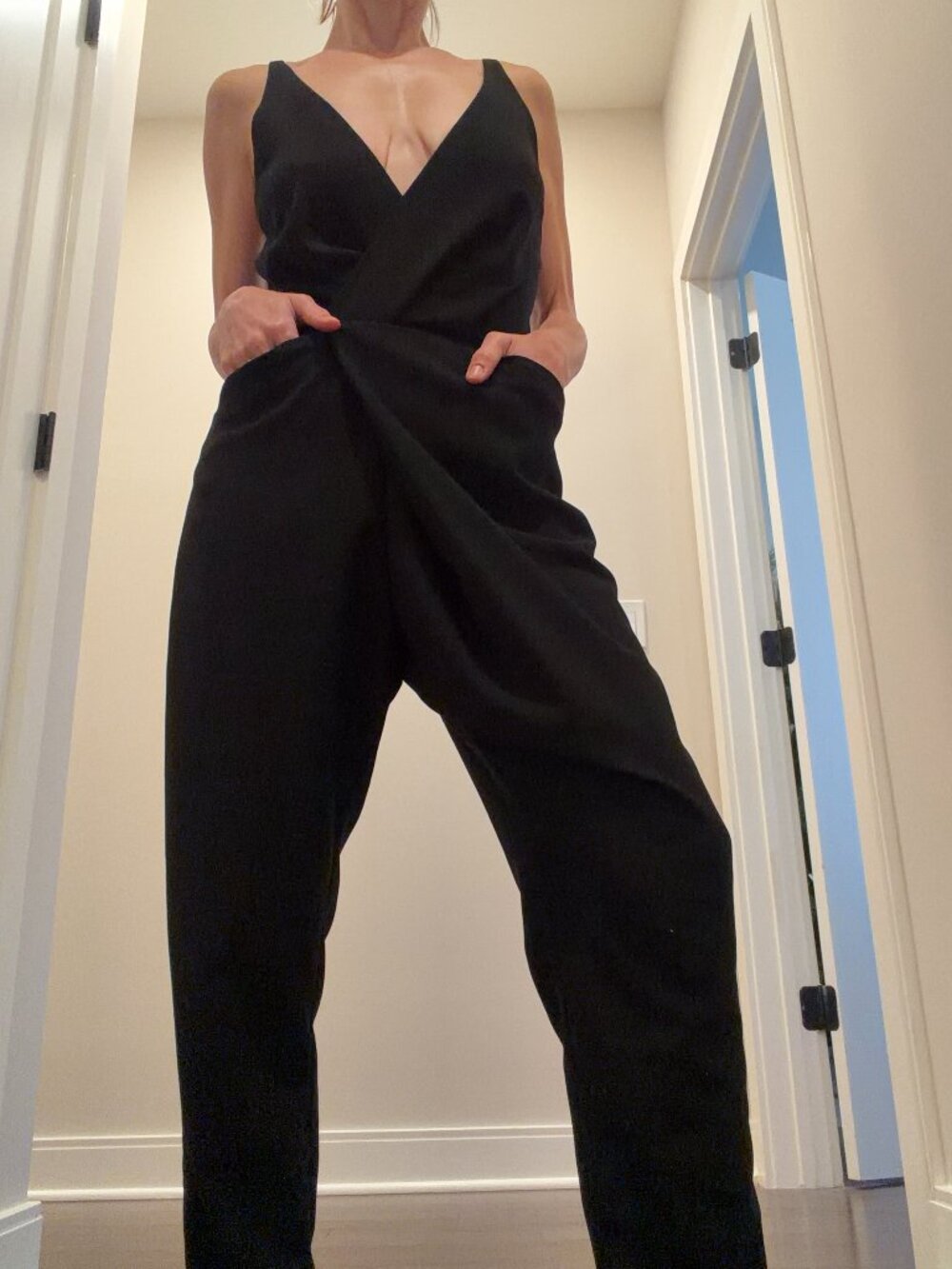 ASOS Asymmetrical Jumpsuit - Size 4 - EUC